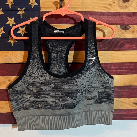 Gymshark Other - GymShark Adapt Ombré Seamless Women's Black and Gray Sports Bra